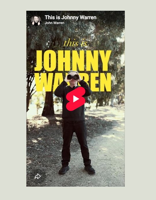 Watch This is Johnny Warren on YouTube