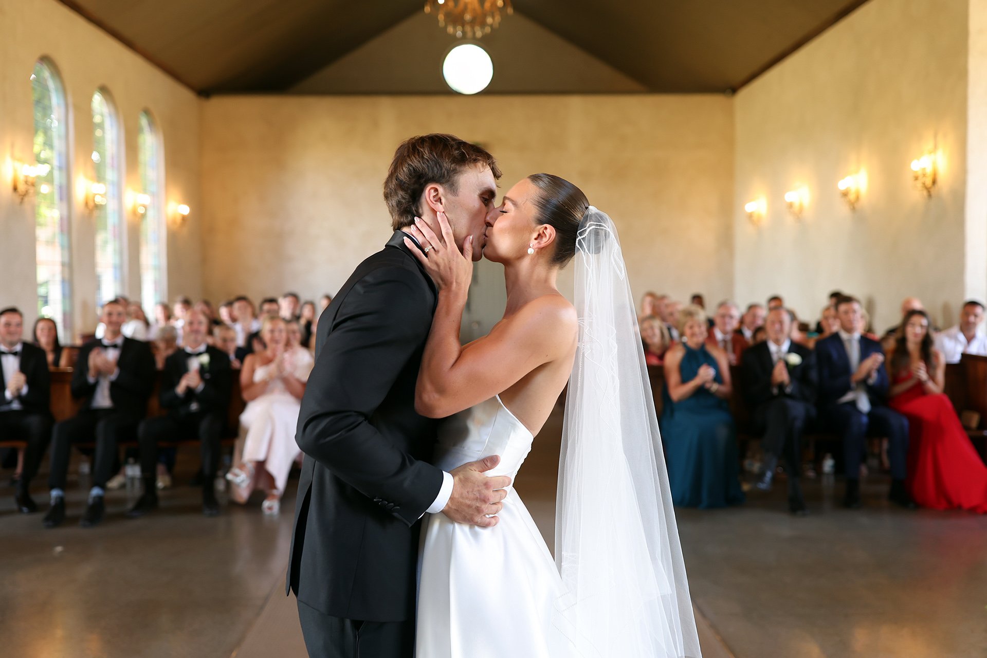 A moment from Nathalie & Nick's wedding story at Stones of the Yarra Valley, story image 5