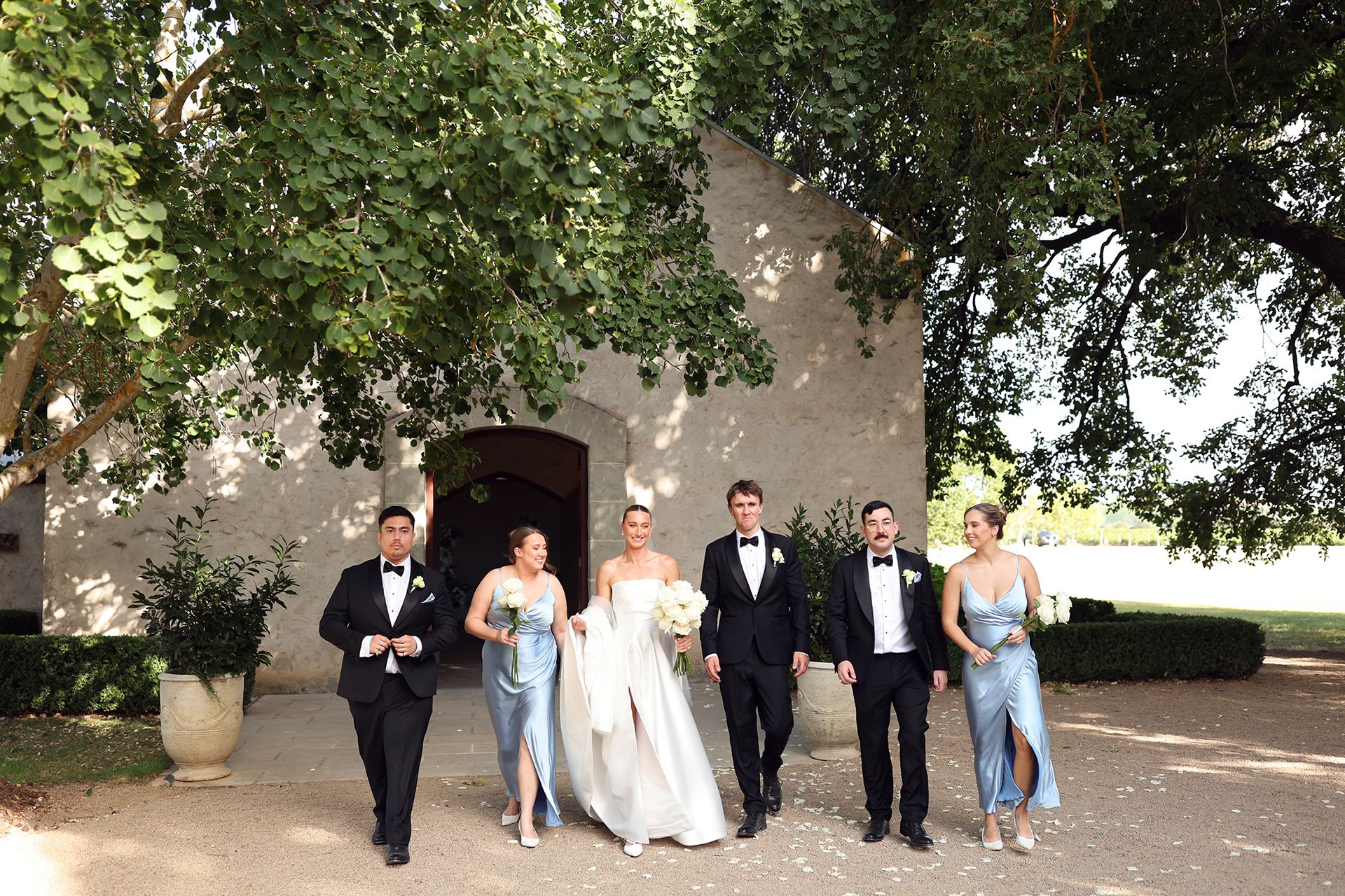 A moment from Nathalie & Nick's wedding story at Stones of the Yarra Valley, story image 6