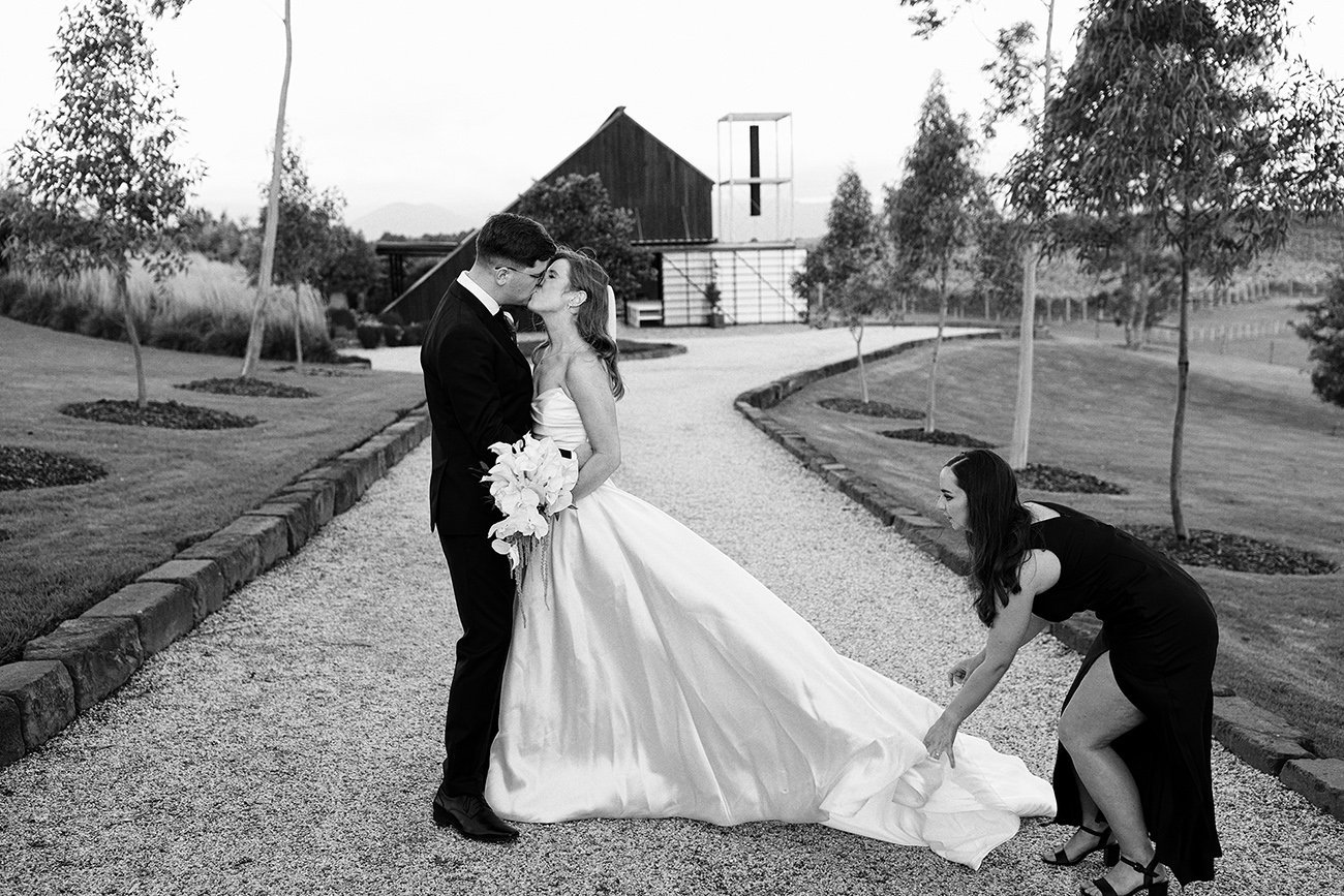 A moment from Hayley & Grant's wedding story at Zonzo Estate, story image 8