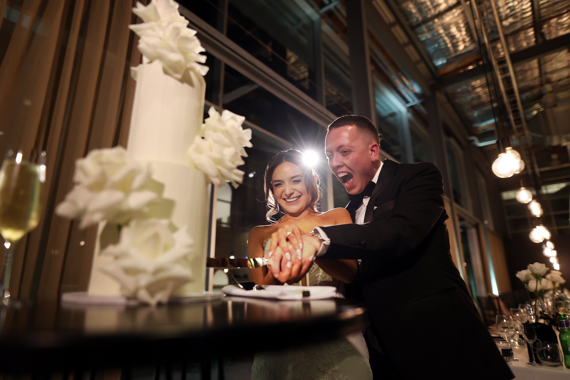 A moment from Nicola & Liam's wedding story at Alto Event Space, story image 14