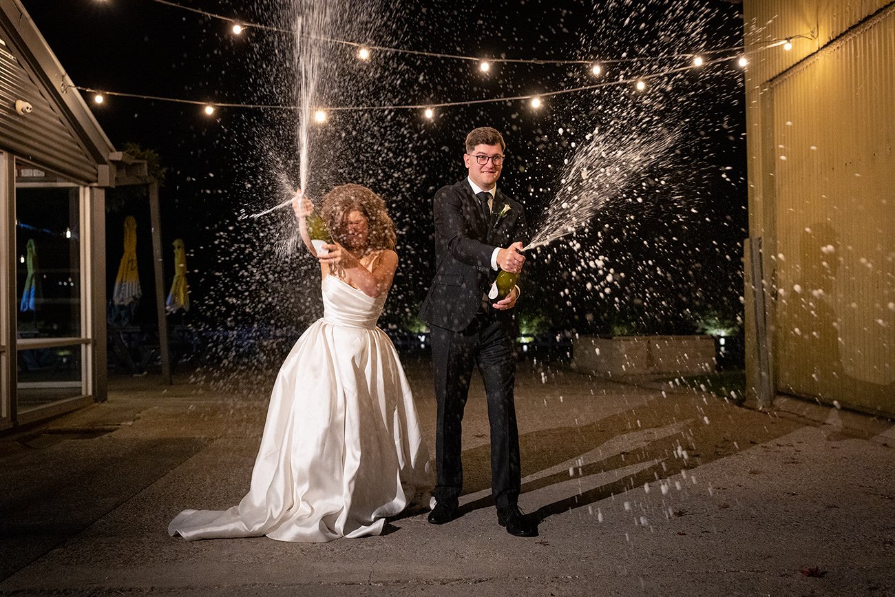 A moment from Hayley & Grant's wedding story at Zonzo Estate, story image 15