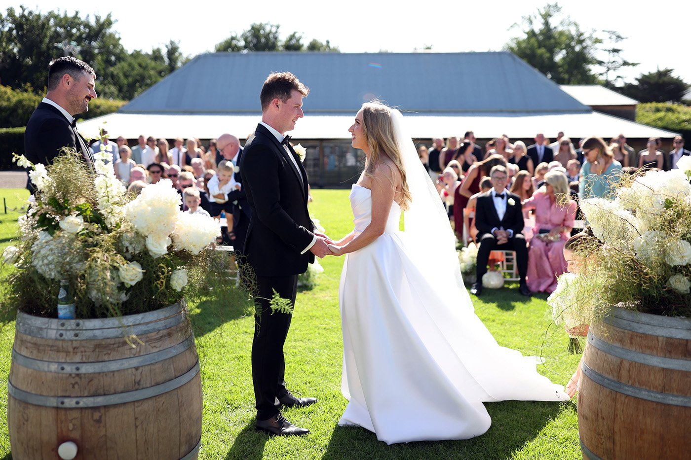 A moment from Tahlia & Alex's wedding story at Yering Station, story image 4