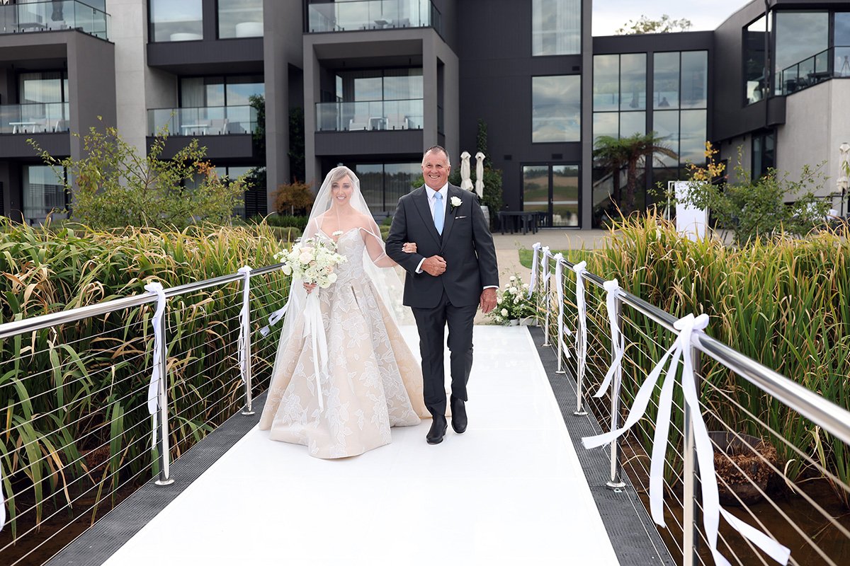 A moment from Lauren & Mladen's wedding story at Re'em Yarra Valley, story image 5