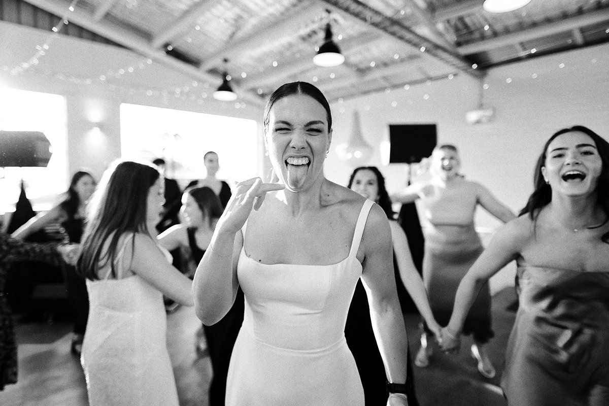 A moment from Hora Dance with Georgia & Josh's wedding story at The Button Factory, story image 5