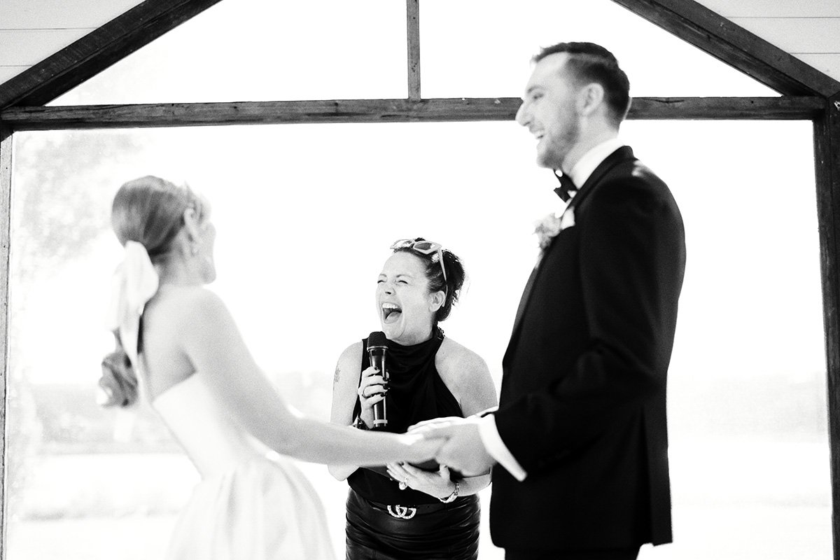 A moment from Emma & Bryn's wedding story at Sault, story image 6
