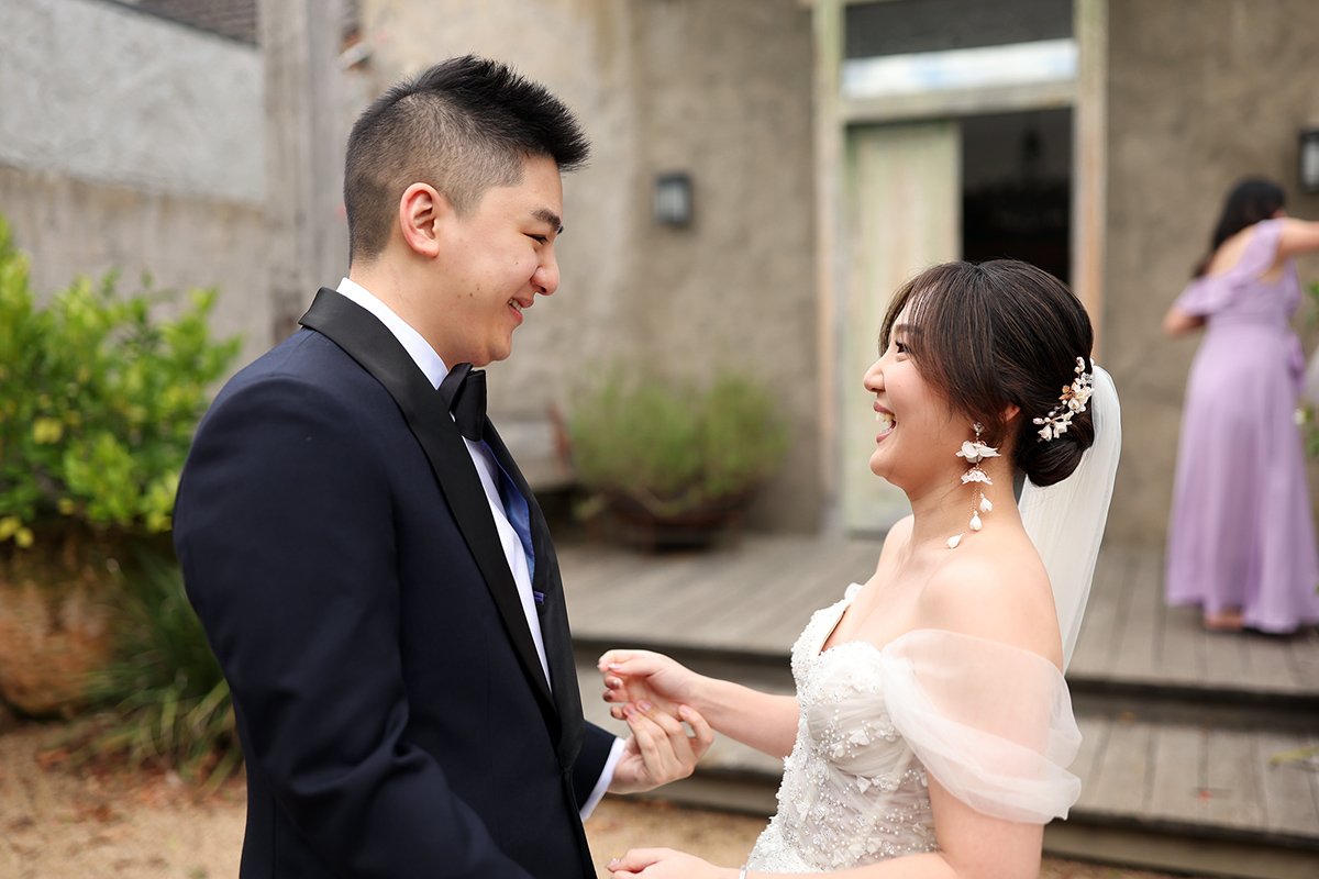 A moment from Linda & Justin's wedding story at Stones of the Yarra Valley, story image 6