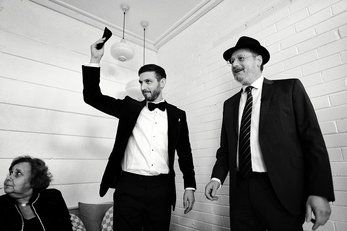 A moment from Georgia & Josh's wedding story at The Button Factory, story image 7