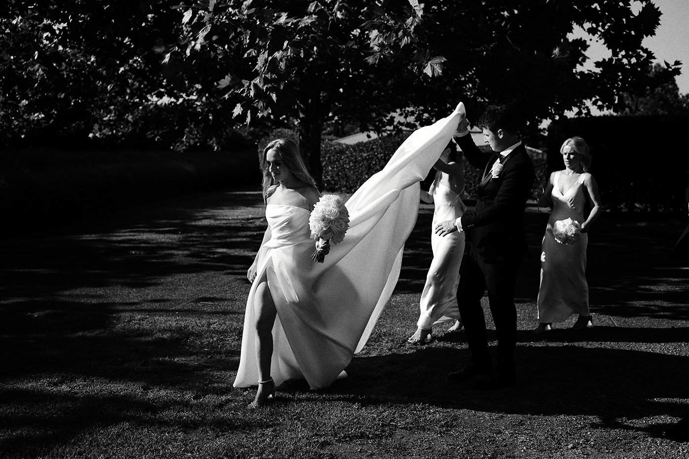 A moment from Tahlia & Alex's wedding story at Yering Station, story image 8