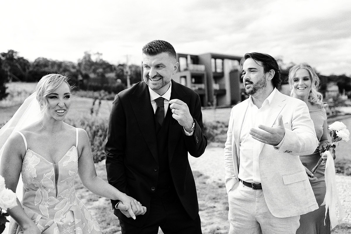 A moment from Lauren & Mladen's wedding story at Re'em Yarra Valley, story image 9