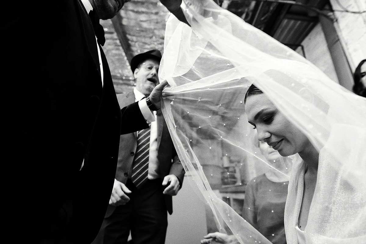 A moment from Georgia & Josh's wedding story at The Button Factory, story image 9