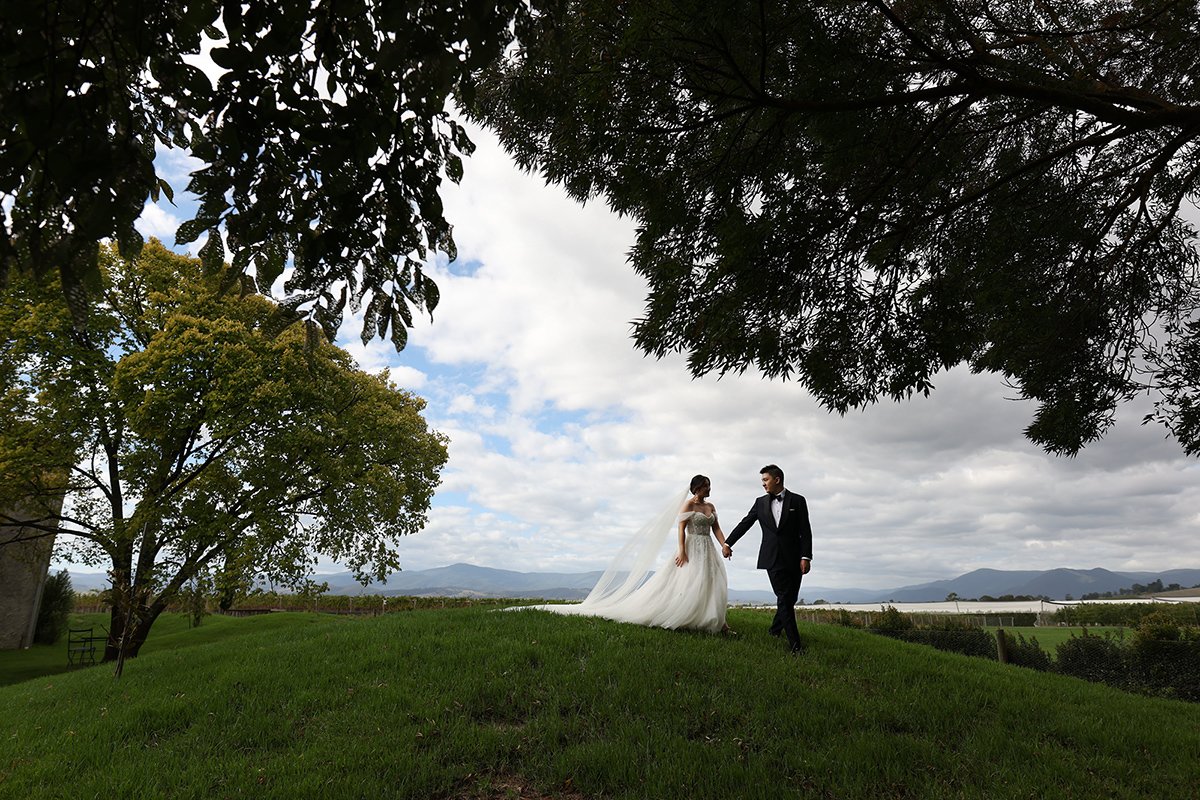 A moment from Linda & Justin's wedding story at Stones of the Yarra Valley, story image 9