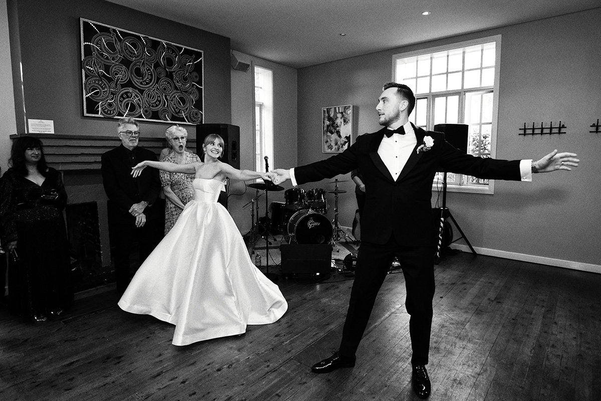 A moment from Emma & Bryn's wedding story at Sault, story image 12