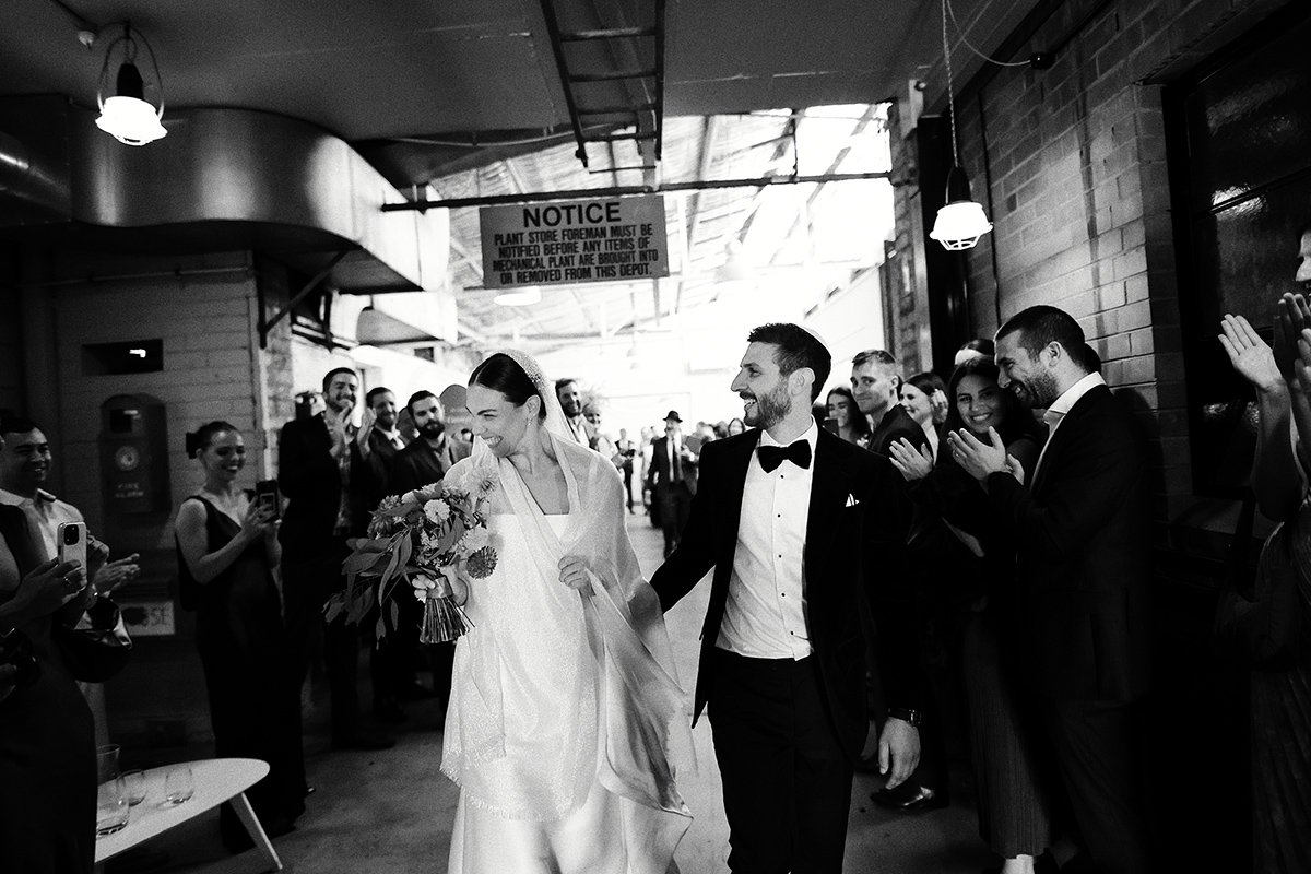 A moment from Georgia & Josh's wedding story at The Button Factory, story image 15