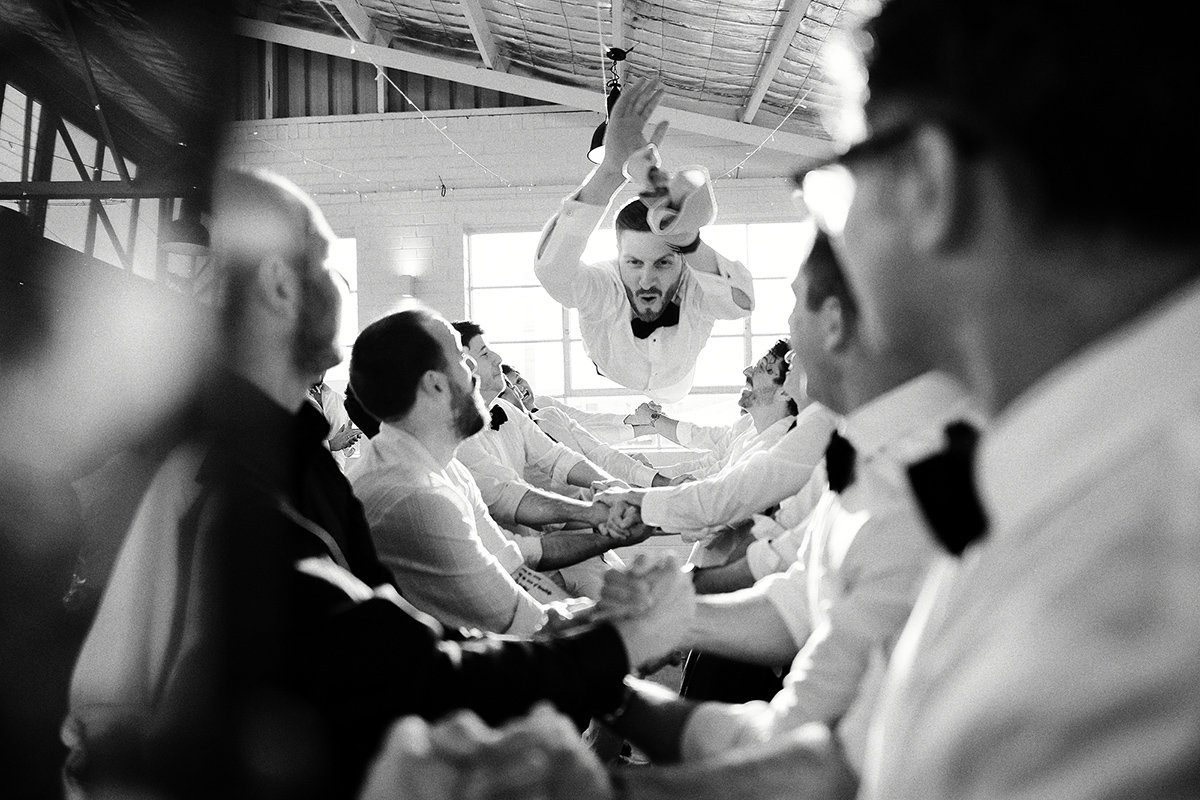 A moment from Georgia & Josh's wedding story at The Button Factory, story image 18