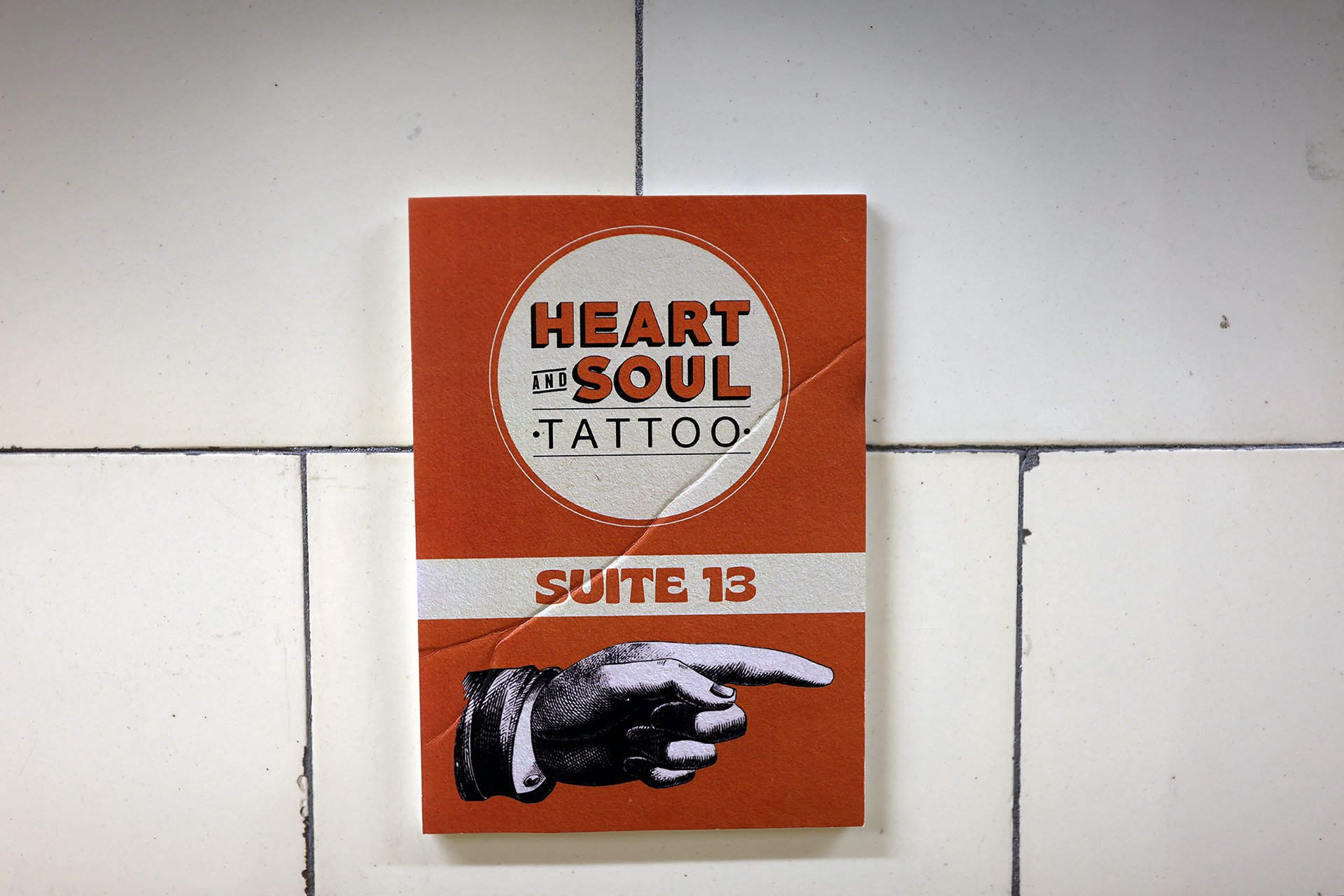 A moment from Tamara & Dave's wedding story at Heart & Soul Tattoo Parlour, story image 3