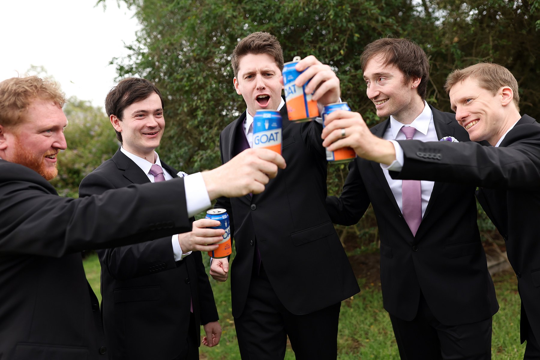 A moment from Amy & Alec's wedding story at at home, story image 4