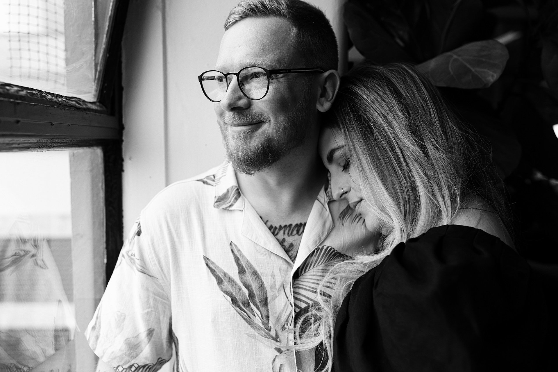A moment from Tamara & Dave's wedding story at Heart & Soul Tattoo Parlour, story image 9