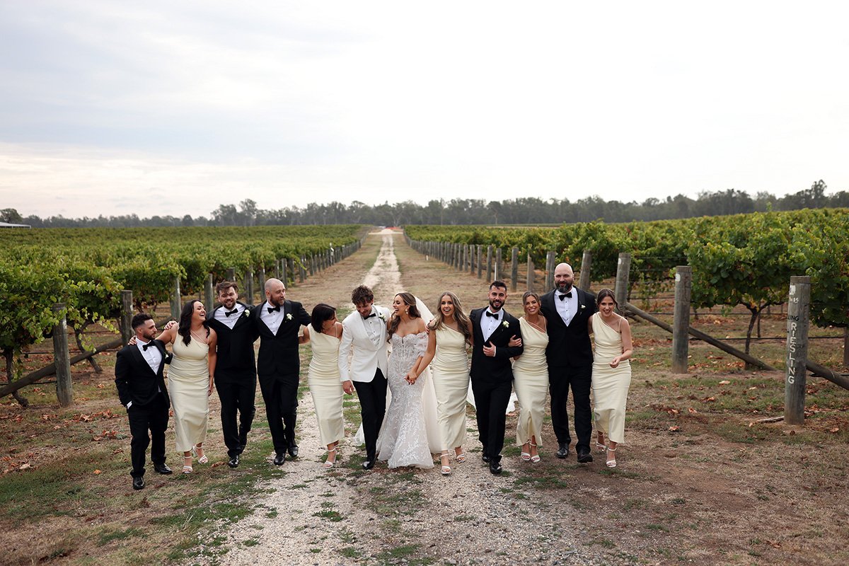 A moment from Raffaella & Chris's wedding story at Mitchelton Estate, story image 12